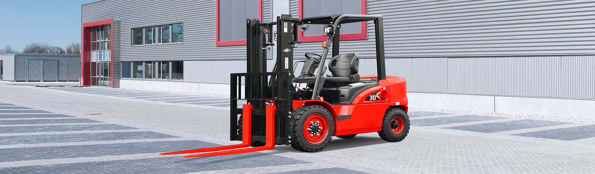 Forklift hire Saint Albans unloading pallets from a commercial truck