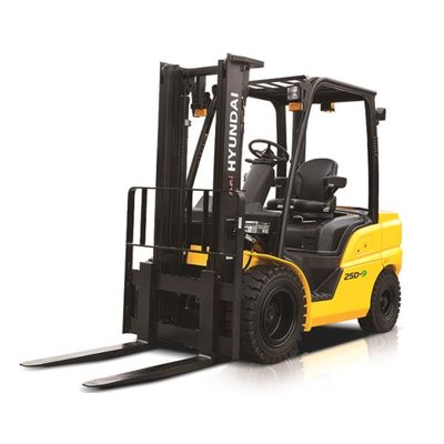 Forklift unloading pallets from a truck in Saint Albans